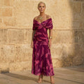 Laura™ – Elegante vestido estampado de hojas