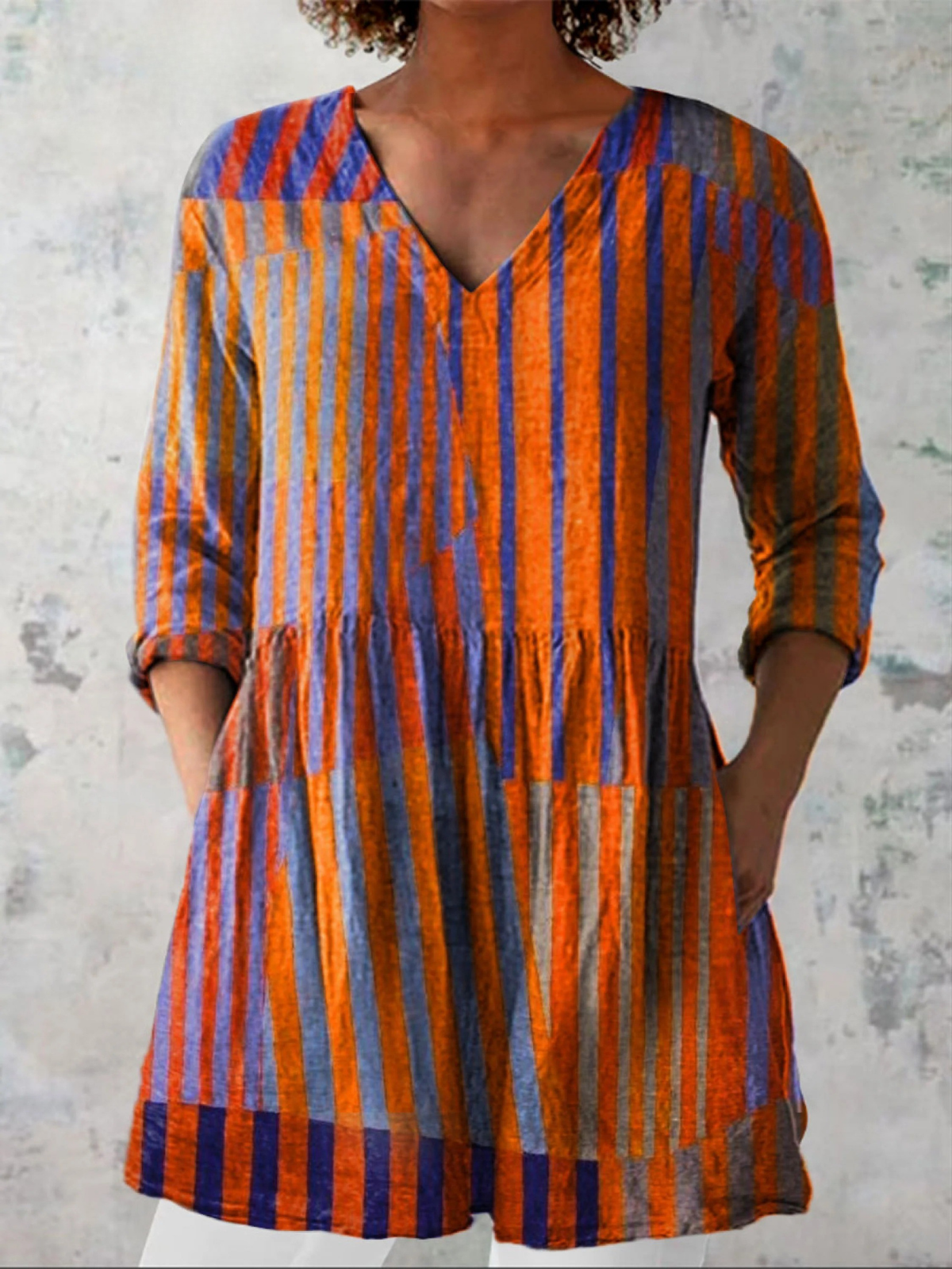 Elowen | Blusa larga con un estampado llamativo