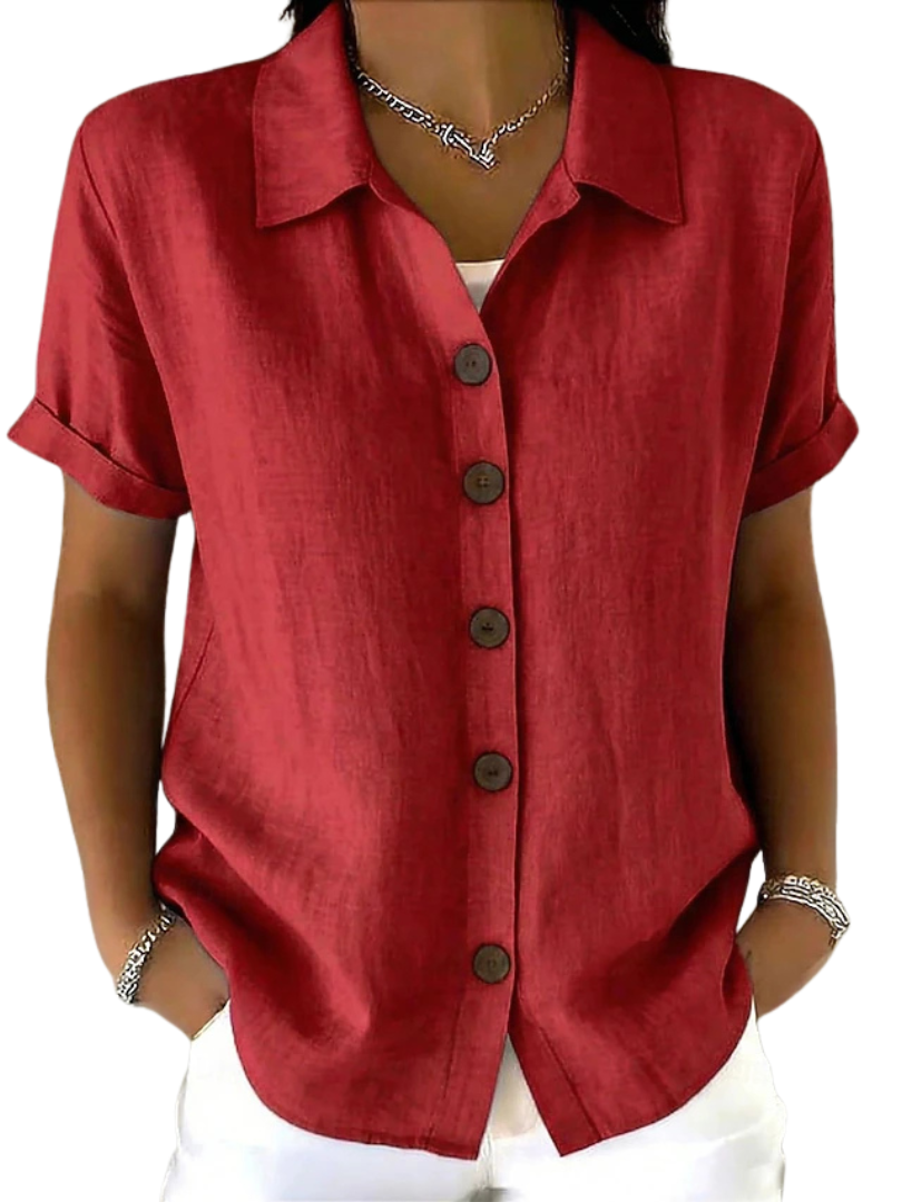 Gracie™ | Camisa de manga corta holgada para mujer