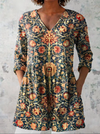 Liora | Blusa larga con un estampado llamativo