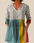 Nola | Blusa larga con un estampado llamativo