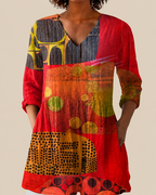 Skylar | Blusa larga con un estampado llamativo