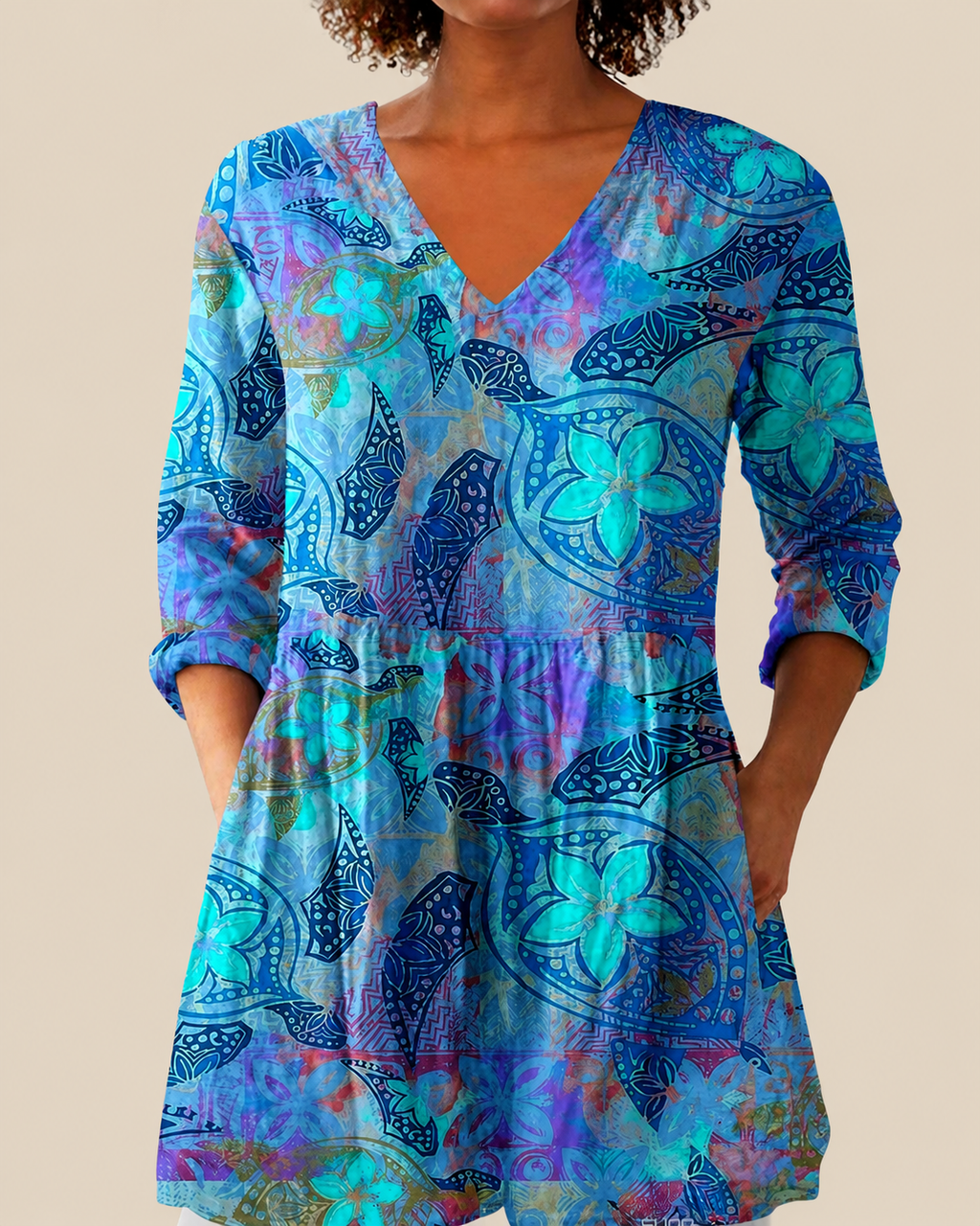 Riley | Blusa larga con un estampado llamativo