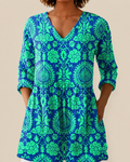 Romy | Blusa larga con un estampado llamativo