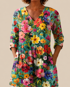 Keira | Blusa larga con un estampado llamativo