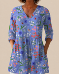 Amelie | Blusa larga con un estampado llamativo