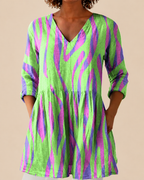 Mira | Blusa larga con un estampado llamativo