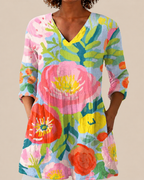 Ayra | Blusa larga con un estampado llamativo