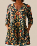 Liora | Blusa larga con un estampado llamativo