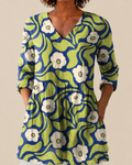 Talia | Blusa larga con un estampado llamativo