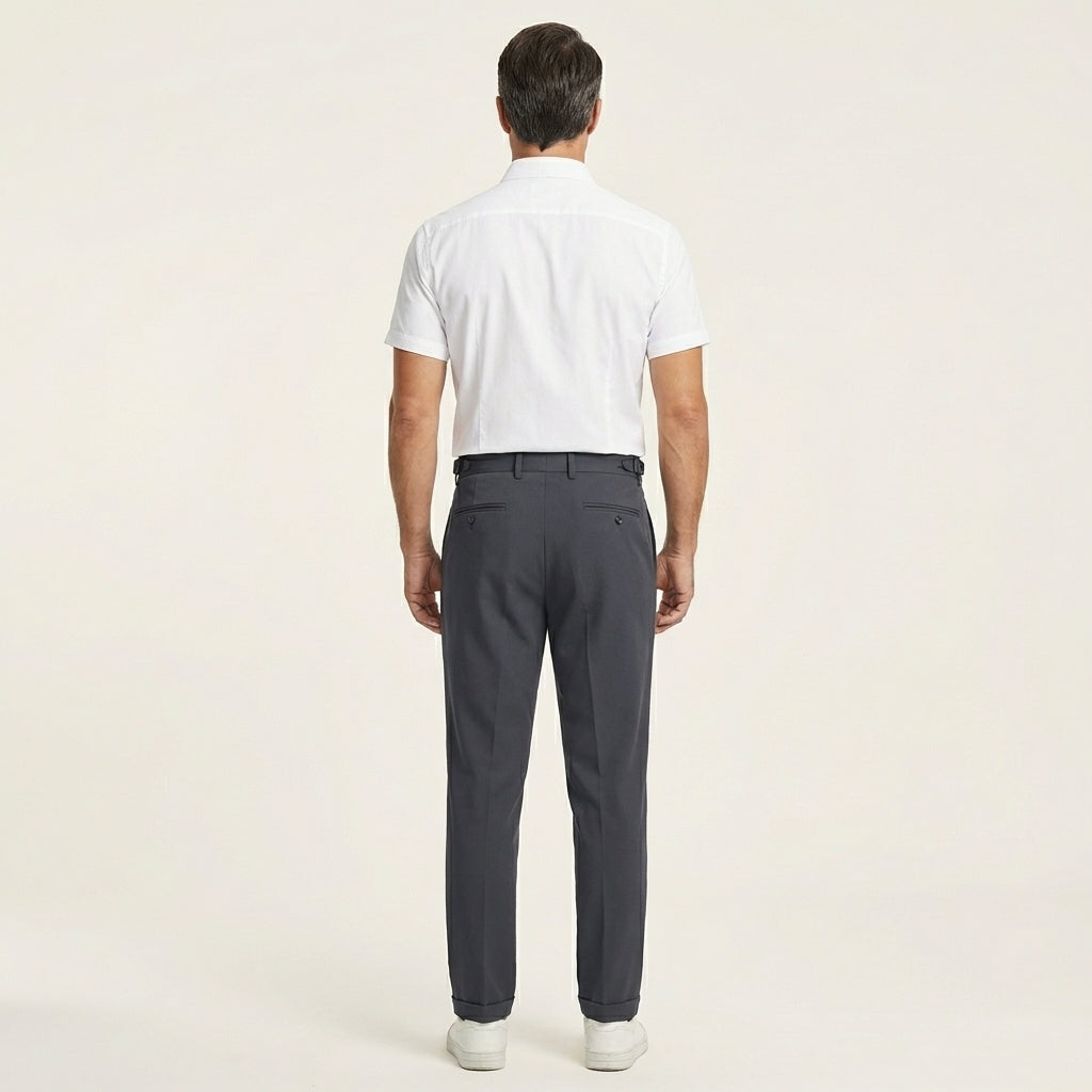 Pantalones Casuales Relajados Hombre
