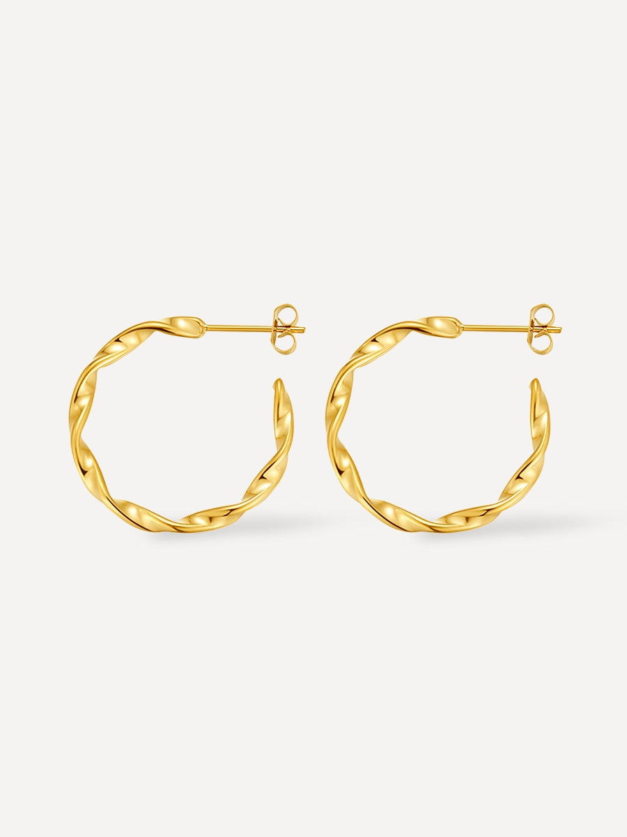 Pendientes de Aros Torcidos