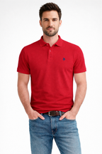 Polo manga corta Rojo modelo "Garroc"
