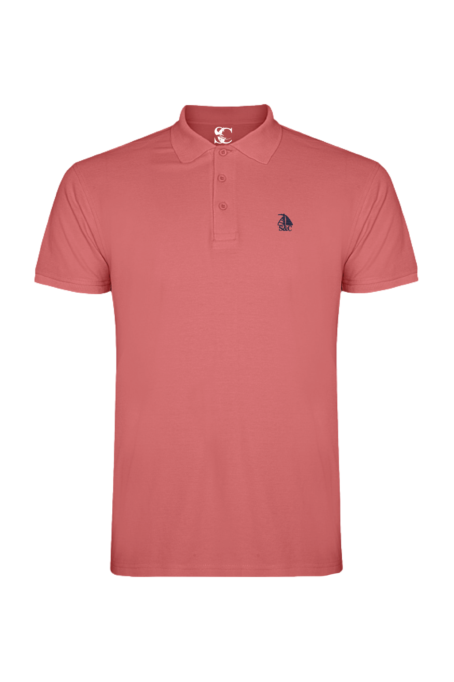 Polo manga corta Coral modelo "Garroc"
