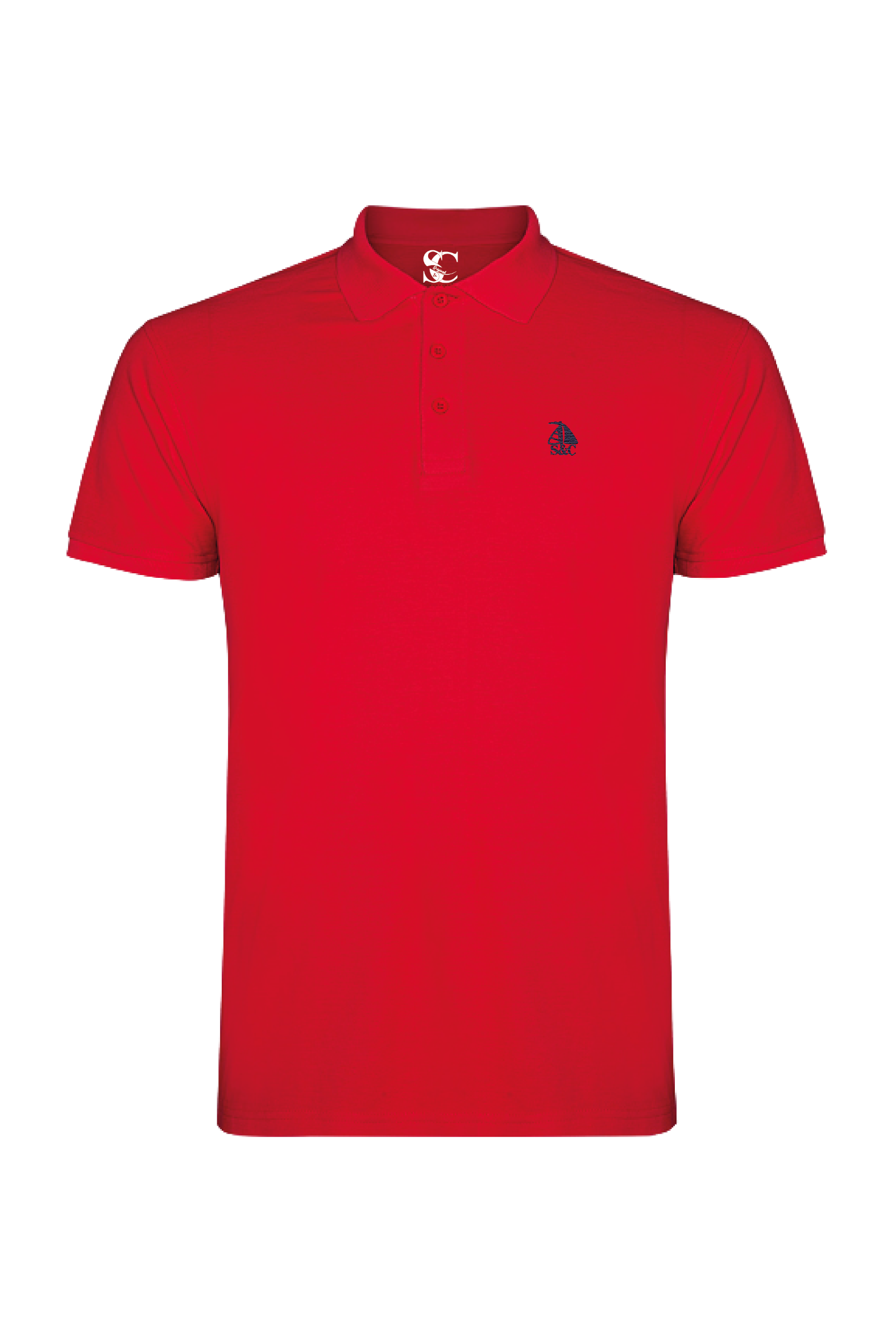Polo manga corta Rojo modelo "Garroc"