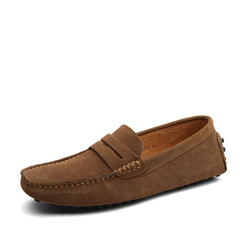 Mocasines casuales de ante