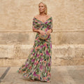Marcelina™ – Vestido plisado de colores