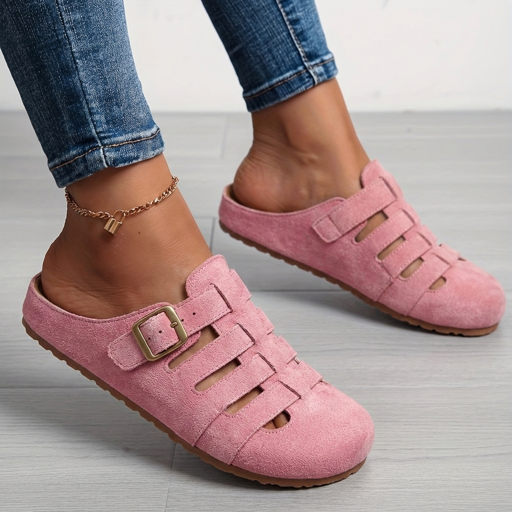 Sandalias Mules Clara - Elegancia Sin Esfuerzo
