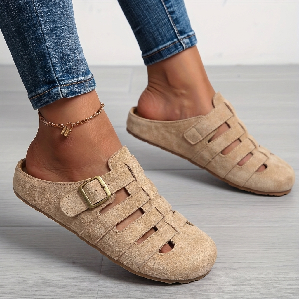Sandalias Mules Clara - Elegancia Sin Esfuerzo