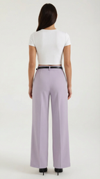 Bertha Pantalones Amplios de Tela
