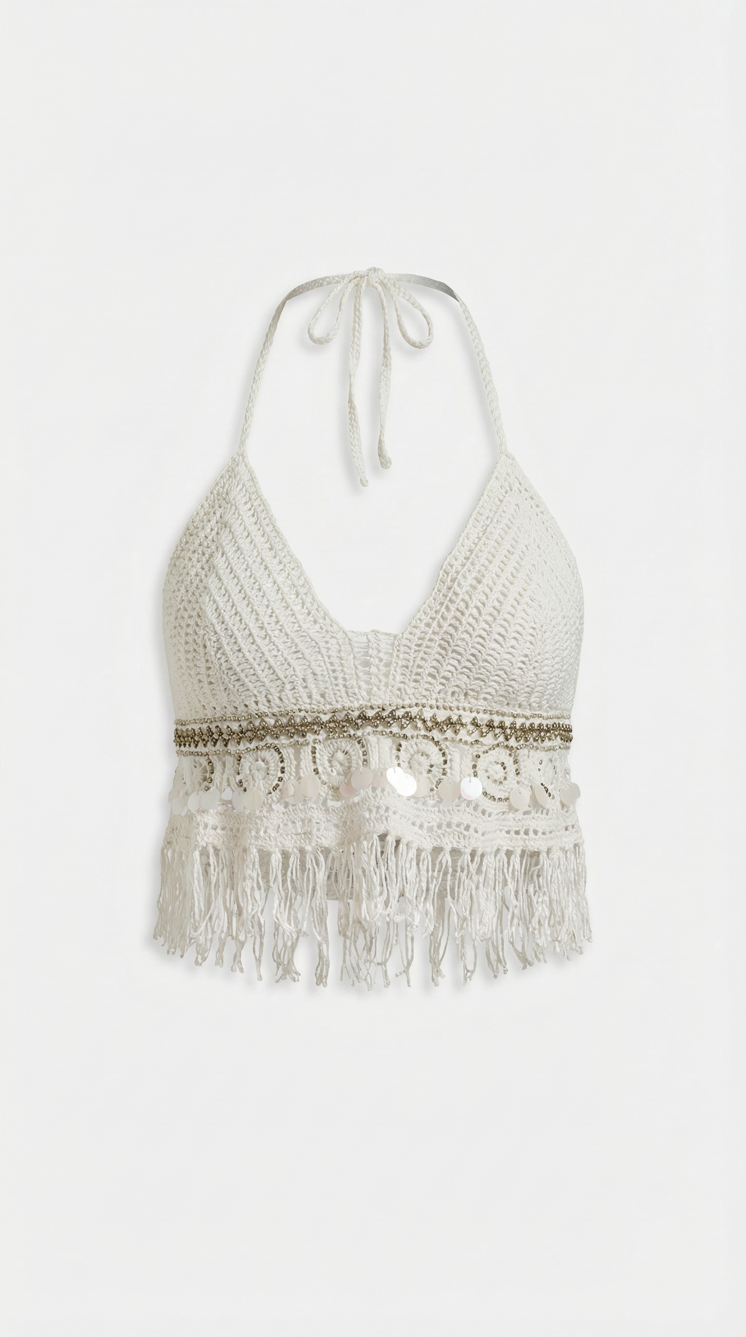 Brandy Top Halter de Punto Boho