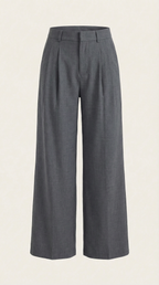 Pantalones Plisados de Cintura Alta Courtney