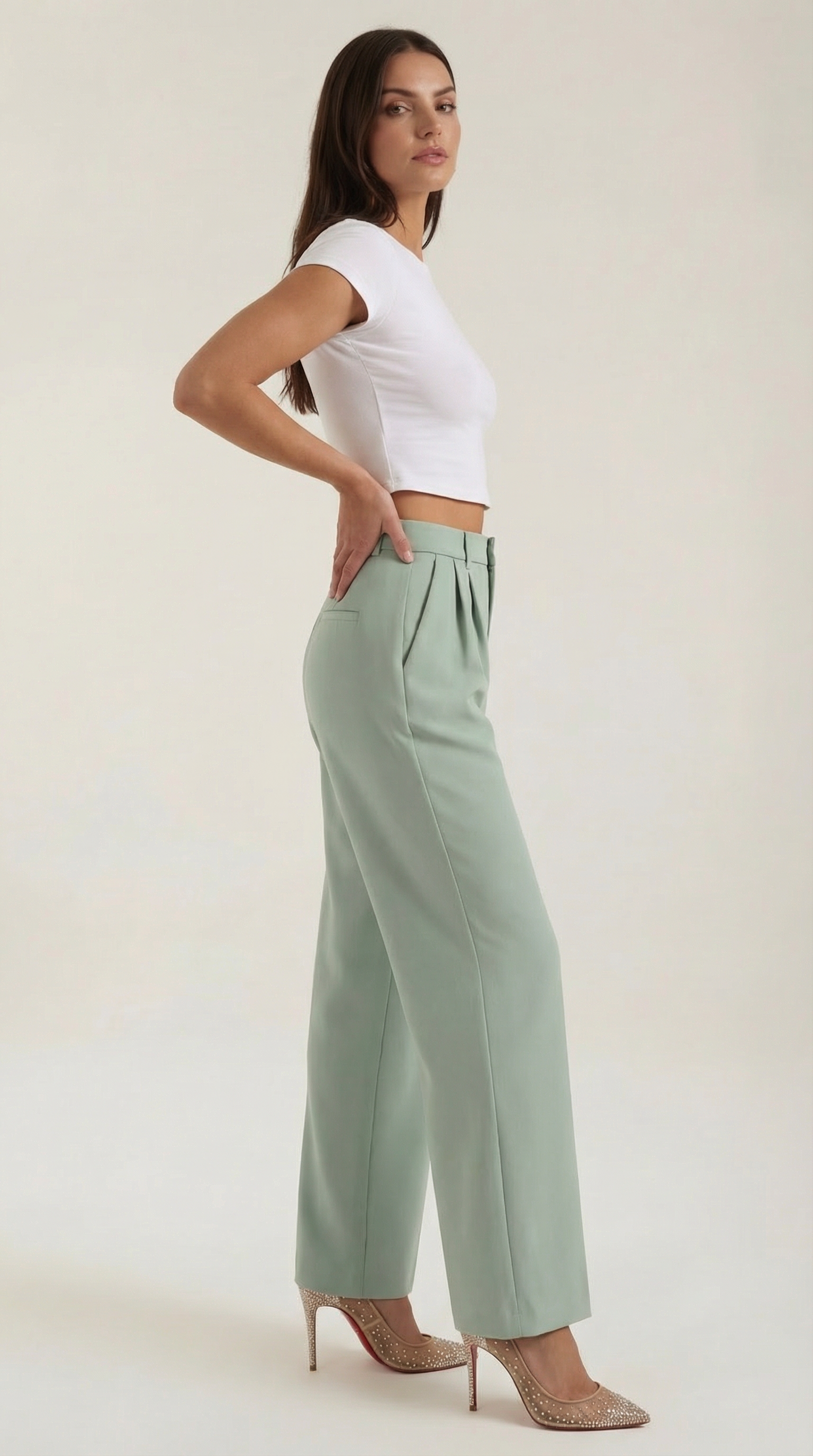 Pantalones Emma de Pierna Ancha