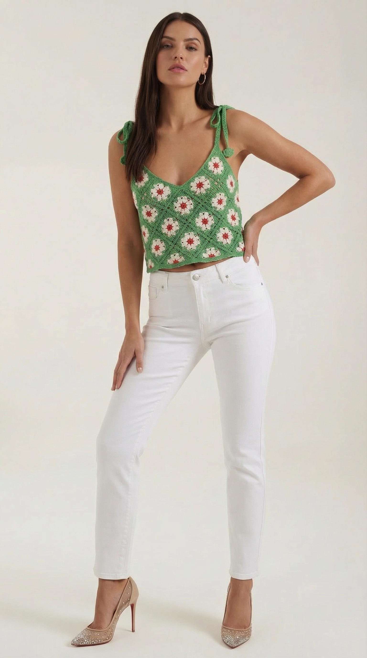 Blusa de Tirantes de Ganchillo Gretchen