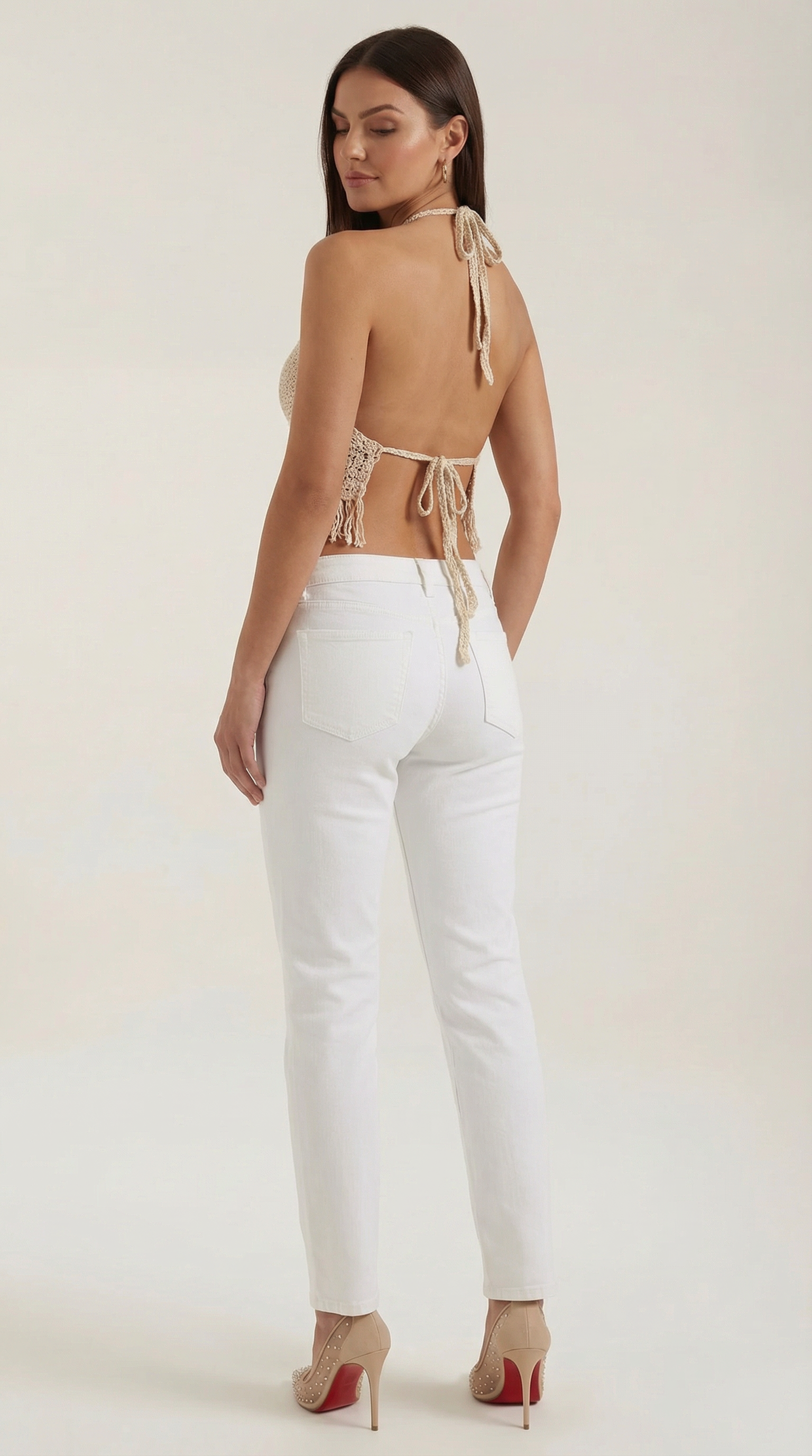 Top Halter con Flecos Harriet