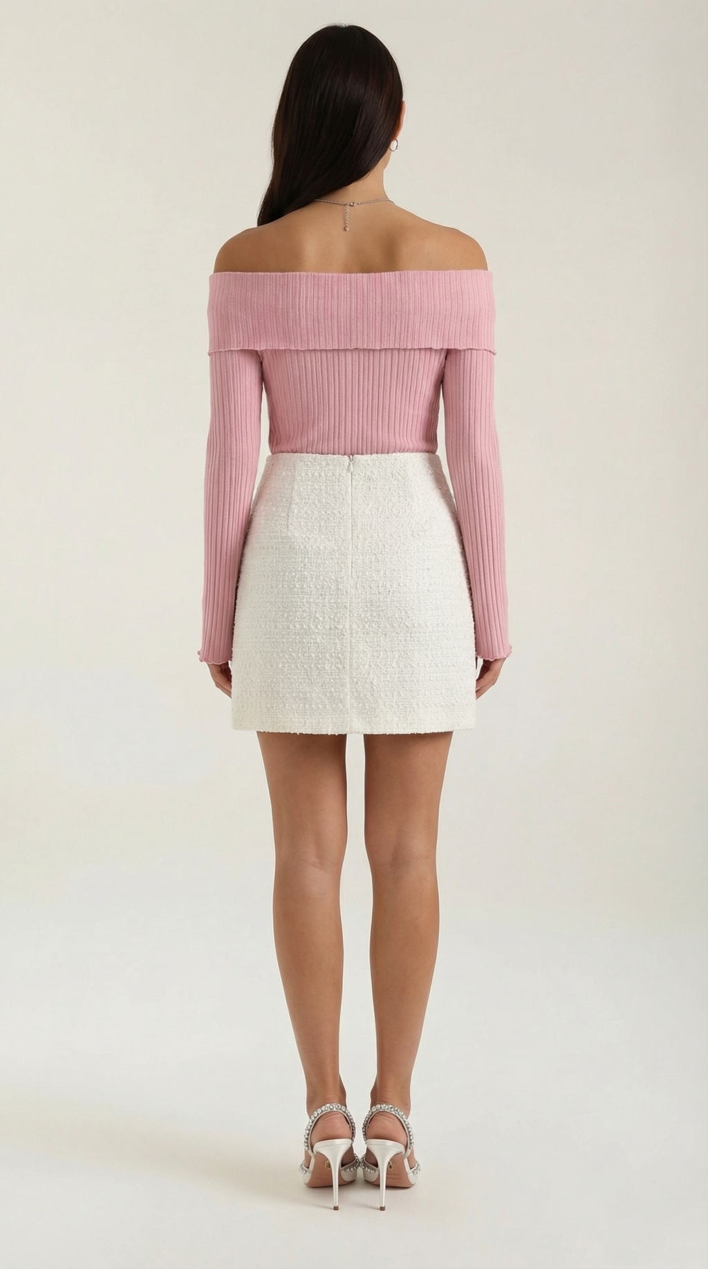 Falda Isla Blanca - Falda elegante para mujer