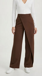 Pantalones de Mezclilla Asimétricos