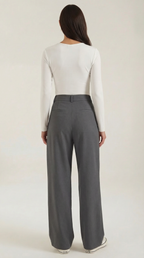 Pantalones de Mezclilla Asimétricos