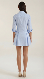 Vestido Camisero a Rayas Jeanette