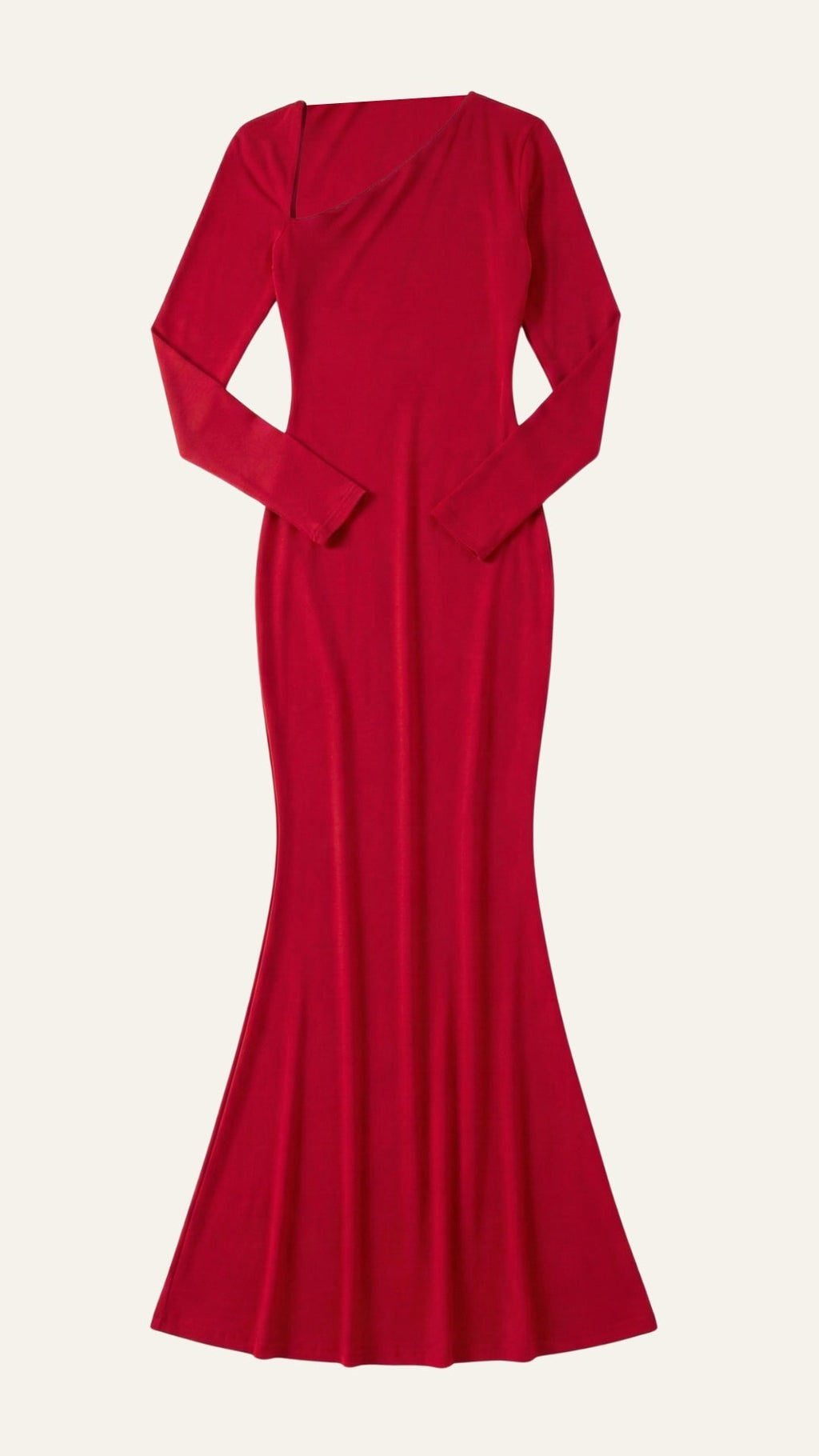 Roberta Vestido Maxi Bodycon de Manga Larga