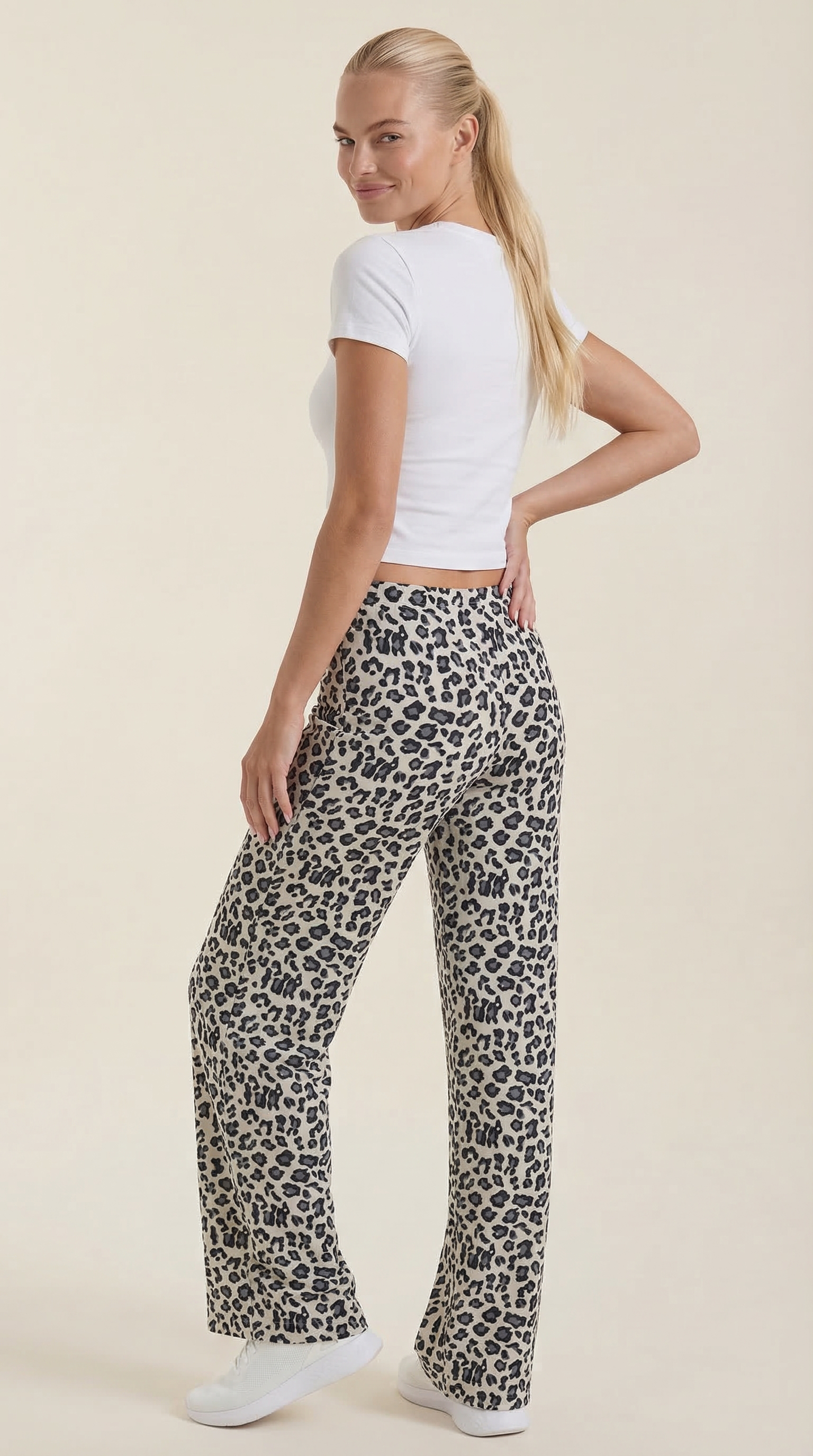 Pantalón Cleo - Estampado leopardo