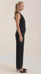 Elise | Traje elegante de dos piezas con escote en V para mujer