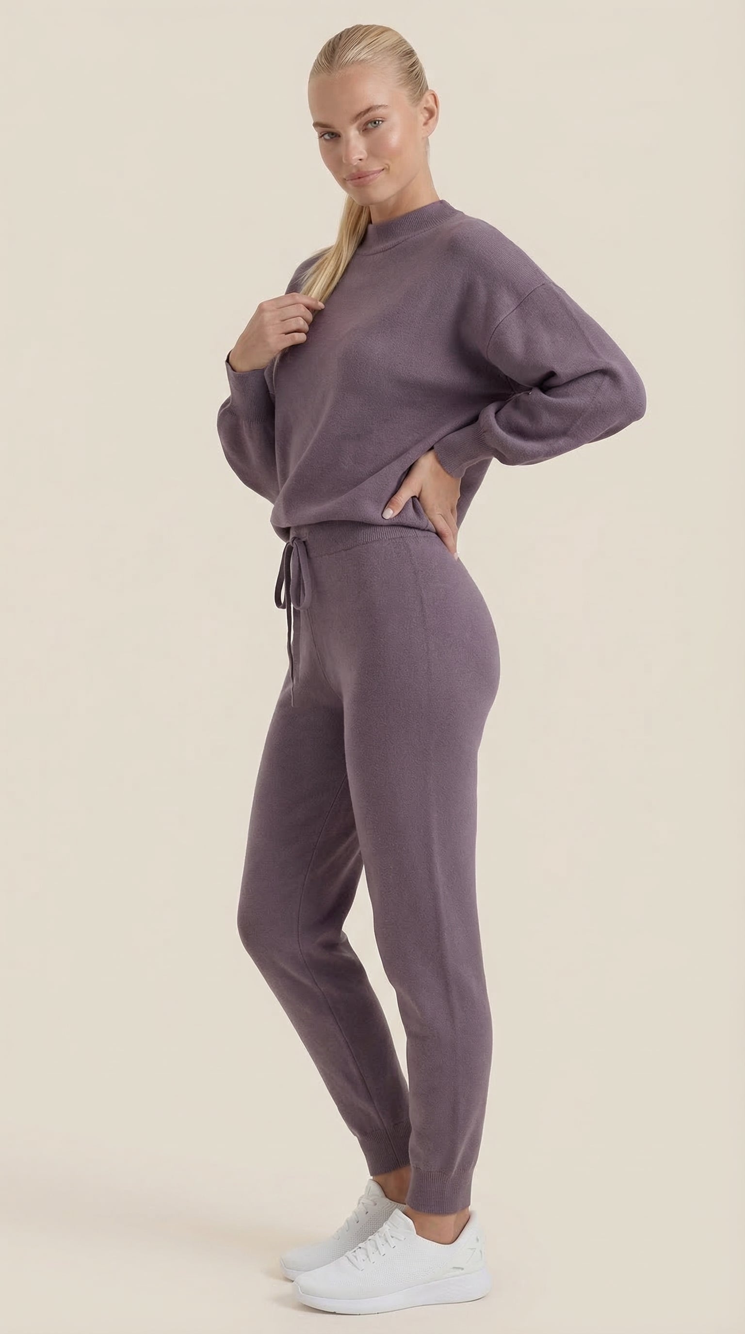 Conjunto Lounge Mavis Strick con Cuello Alto