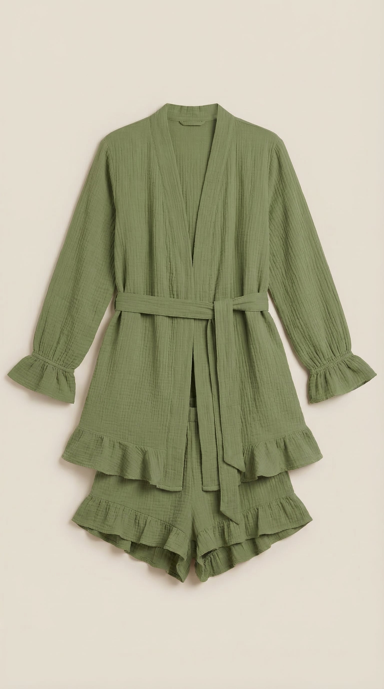 Conjunto de vestido mini cruzado Rebekah